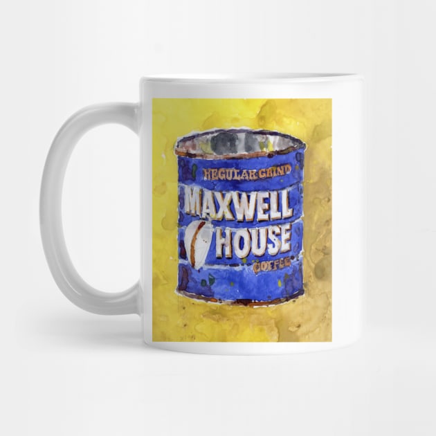 Vintage Maxwell House Can by dfrdesign